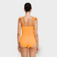 Ruffle Sculpt V-Neck One-Piece Swimsuit