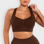 Seamless Bust Support Sports Bra