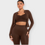 Seamless Full-Zip Running Top