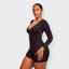 Deep V Sculpt Full Body Shaping Bodysuit