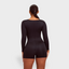 Deep V Sculpt Full Body Shaping Bodysuit