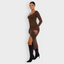 High Slit Seamless Shaping Dress