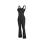 Square Neck U-Back Flared Sculpting Jumpsuit