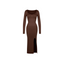 High Slit Seamless Shaping Dress