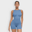 Seamless Round Neck U-Back Shaping Bodysuit
