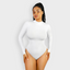 Seamless Turtleneck Sculpting Thong Bodysuit