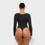 Sculpting Long Sleeve Thong Bodysuit