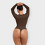 Seamless V-Neck Long Sleeve Sculpting Bodysuit