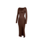 High Slit Seamless Shaping Dress