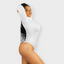 Seamless Turtleneck Sculpting Thong Bodysuit