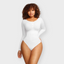 Long Sleeve Sculpting Thong Bodysuit