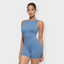 Seamless Round Neck U-Back Shaping Bodysuit
