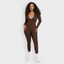Deep V Seamless Sculpting Catsuit