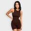 Seamless Round Neck U-Back Shaping Bodysuit