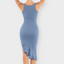Hem Deep V Shaping Dress