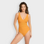 V-Neck Sculpt One-Piece Swimsuit