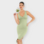 Hem Deep V Shaping Dress