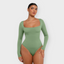 Waist Control Long Sleeve Bodysuit