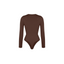 Seamless V-Neck Long Sleeve Sculpting Bodysuit