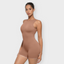 Seamless Round Neck U-Back Shaping Bodysuit