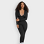 Deep V Seamless Sculpting Catsuit