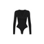 Seamless V-Neck Long Sleeve Sculpting Bodysuit