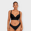 Black Sculpting Push-Up Full Coverage Bra