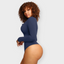 Long Sleeve Sculpting Thong Bodysuit