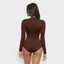 Seamless Sculpting Round-Neck Bodysuit