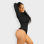 Seamless Turtleneck Sculpting Thong Bodysuit