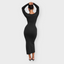 High Slit Seamless Shaping Dress