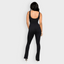 Square Neck U-Back Flared Sculpting Jumpsuit