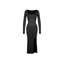 High Slit Seamless Shaping Dress