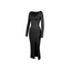 High Slit Seamless Shaping Dress