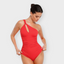 Sculpt One-Shoulder Cut-Out Swimsuit