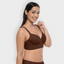 Brown Sculpting Push-Up Full Coverage Bra