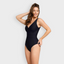 V-Neck Sculpt One-Piece Swimsuit