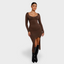 High Slit Seamless Shaping Dress