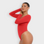 Sculpting Long Sleeve Thong Bodysuit