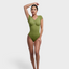 Diamond Neck Sculpting Thong Bodysuit