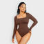 Waist Control Long Sleeve Bodysuit