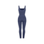 Square Neck U-Back Seamless Sculpting Jumpsuit