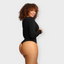 Long Sleeve Sculpting Thong Bodysuit