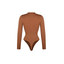 Long Sleeve Zipper Thong Bodysuit