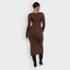 High Slit Seamless Shaping Dress